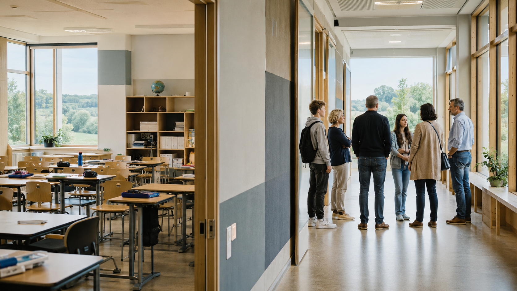 Menschen im ruhigen Gespräch als Sinnbild für Anteilnahme, Unterstützung und gemeinsames Handeln